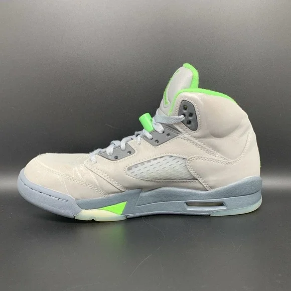 Jordan 5 Retro Green Bean Basketball Shoes DQ3734-003 Youth Sz 6 Women's Sz 7.5 - Picture 6 of 10